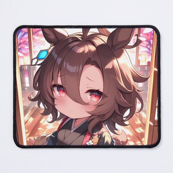 Item preview, Agnes Tachyon Uma Musume Pretty Derby Chibi Kimono Sakura Soft Sunset designed and sold by TanglenRabbit.