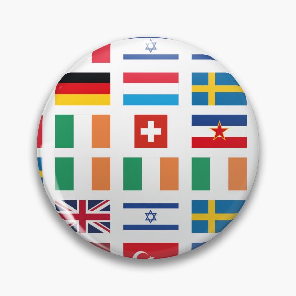 Item preview, Every Eurovision Song Contest Winner's Flag designed and sold by MonopolyBoy.