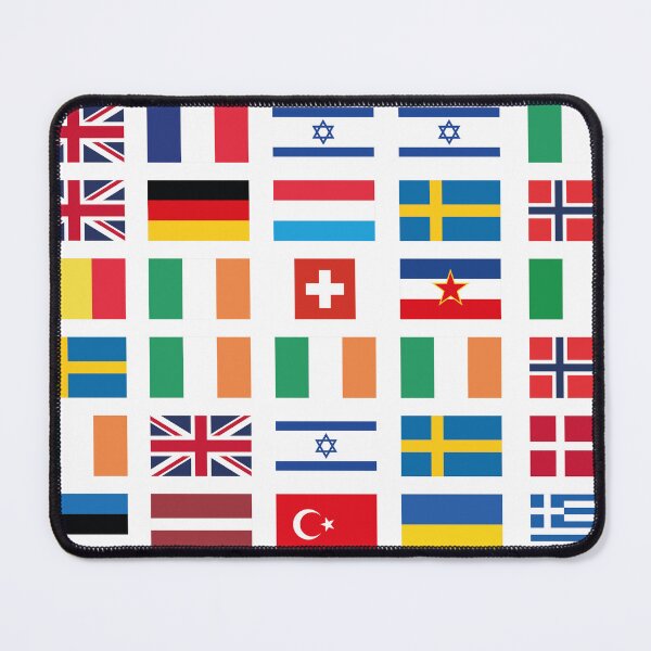 Item preview, Every Eurovision Song Contest Winner's Flag designed and sold by MonopolyBoy.