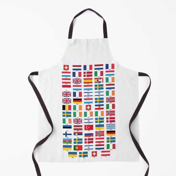 Item preview, Every Eurovision Song Contest Winner's Flag designed and sold by MonopolyBoy.