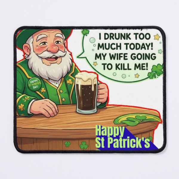 Item preview, Lucky & Loaded – Drunken Anime Grandpa St. Patrick’s Day Party designed and sold by get7up2424.