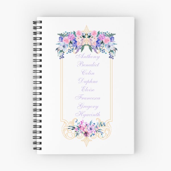 Item preview, Bridgerton Siblings Sticker | Anthony Benedict Colin Daphne Eloise Francesca Gregory Hyacinth | Regency Floral Fan Art designed and sold by PJZShop.