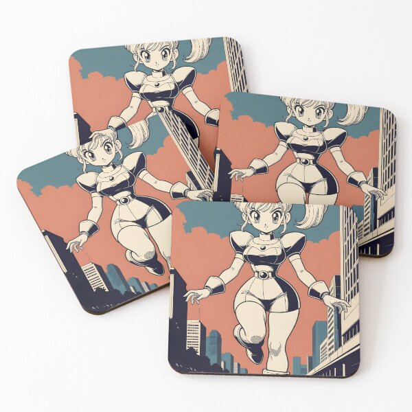 Item preview, Retro 80s Anime Girl Running City Vintage Anime Aesthetic designed and sold by Radnime.