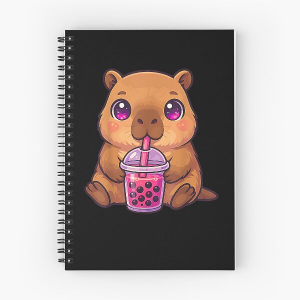 Item preview, Capybara with Bubble Tea Boba Tea Cute designed and sold by Goleon12.