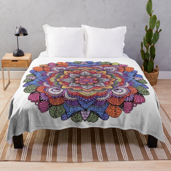 Item preview, Floral Mandala Art – Intricate Flower Mandala Design designed and sold by Anime9122.