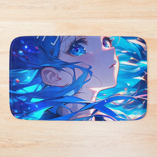 Item preview, Sayaka Maizono Danganronpa Blue Hair Dreamy Sparkles Soft Profile designed and sold by TanglenRabbit.