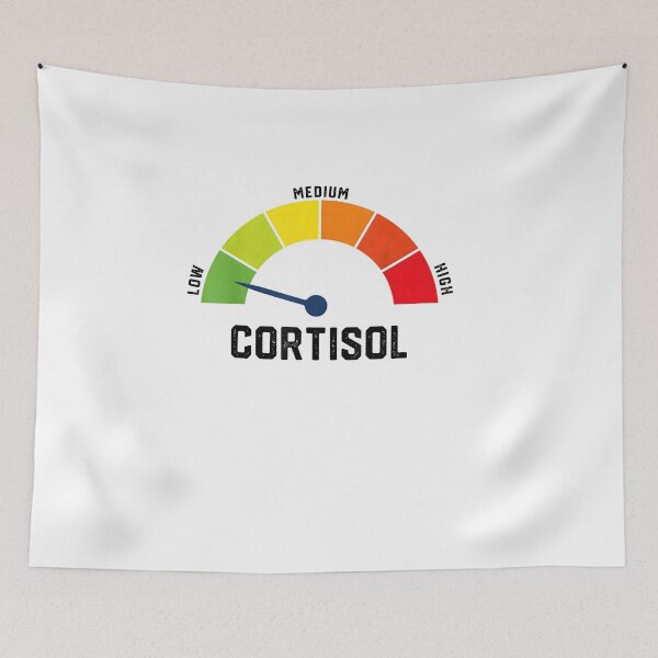 Item preview, Low Cortisol Funny Stress Meter Design designed and sold by HUTEND.