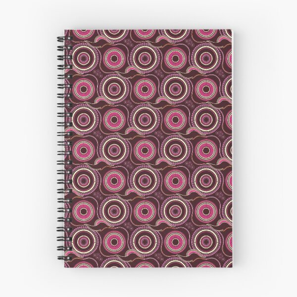 Item preview, Aboriginal Dot Painting Waterhole Pattern Neon Pink Urban designed and sold by AboriginalartVI.