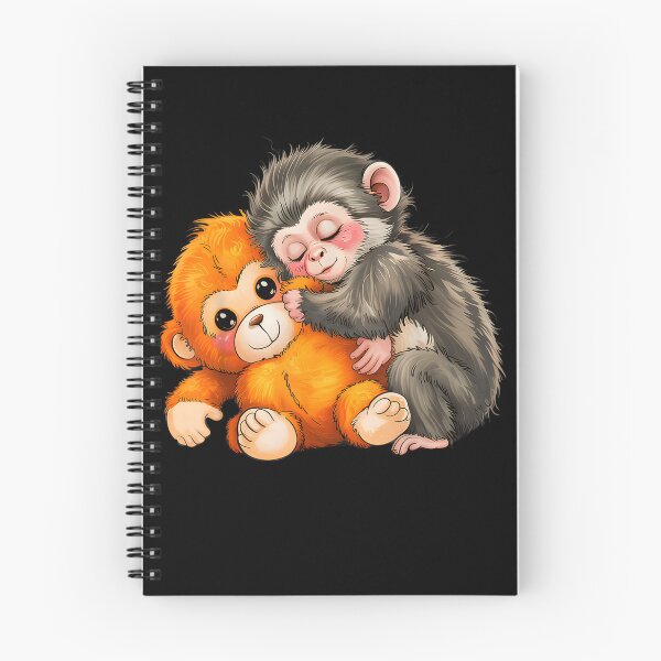 Item preview, Cute Baby Monkey and Plush Toy Design designed and sold by HUTEND.