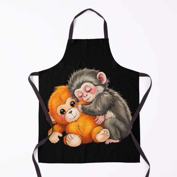 Item preview, Cute Baby Monkey and Plush Toy Design designed and sold by HUTEND.
