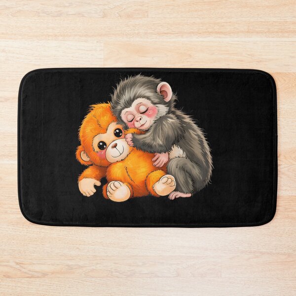 Item preview, Cute Baby Monkey and Plush Toy Design designed and sold by HUTEND.
