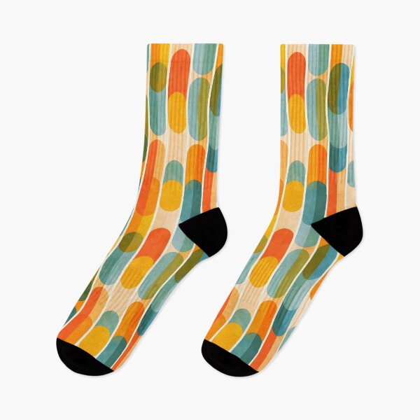 Item preview, Mid Century Modern Retro Stripe Pattern – Colorful Geometric Abstract Design designed and sold by Lumora Realm.