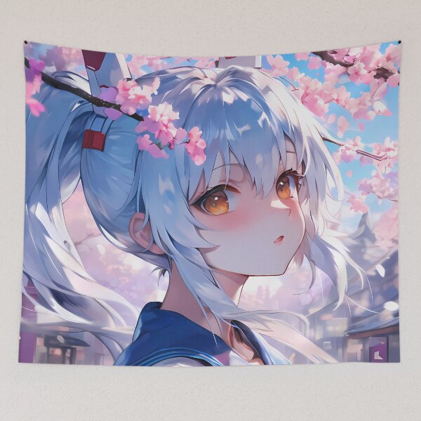 Item preview, Ayanami Azur Lane Cherry Blossom Spring Stare designed and sold by TanglenRabbit.