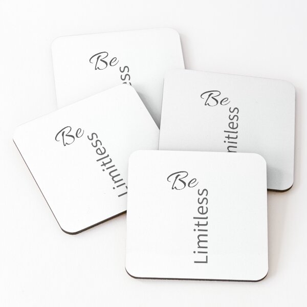 Item preview, Be Limitless Motivational Typography Minimalist Quote designed and sold by RemieJames.