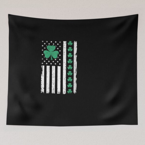 Item preview, USA Flag Shamrock Design designed and sold by HUTEND.