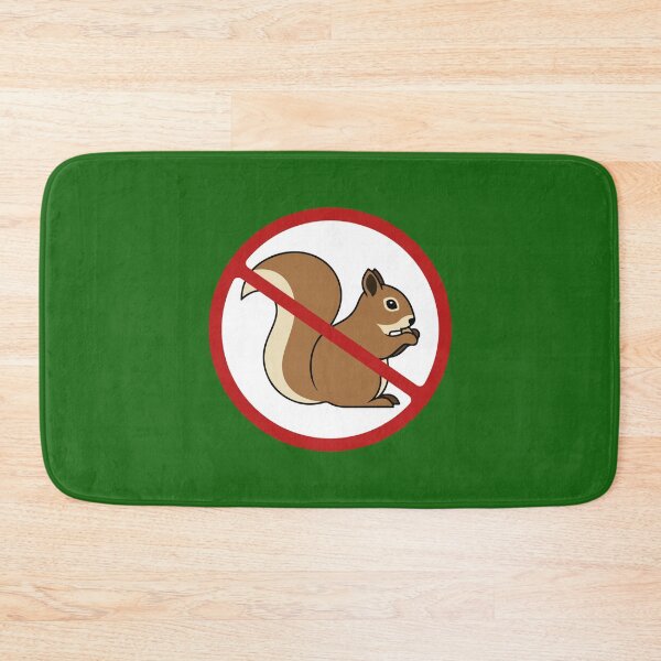Item preview, Prohibited Sign, Squirrel, Sign, Pest Control, Novelty Sign  designed and sold by AASparksDesigns.