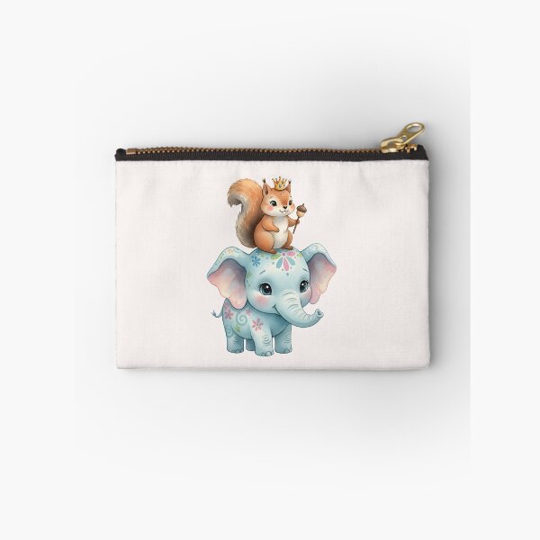 Item preview, Cute Elephant and Squirrel Friends designed and sold by naragon4289.