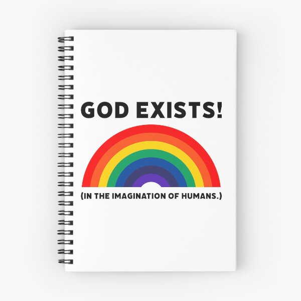 Item preview, God exists! (In the imagination of humans.) designed and sold by Rachel the Artist .