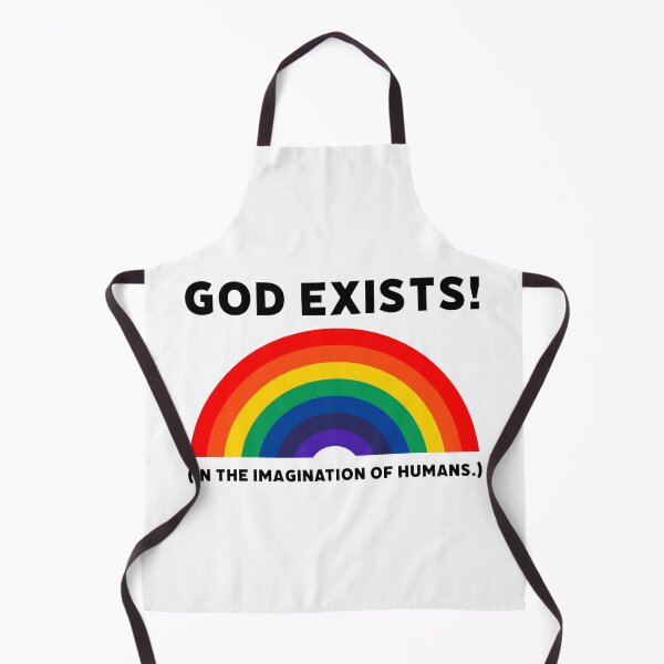 Item preview, God exists! (In the imagination of humans.) designed and sold by Rachel the Artist .