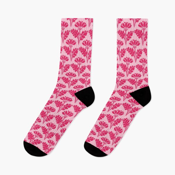 Item preview, Vintage Floral Arches Pattern in Pink Fuchsia designed and sold by kierkegaard.