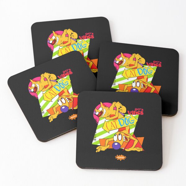 Item preview, Catdog 90s Cartoon Street Art Illustration  designed and sold by Sherertins.