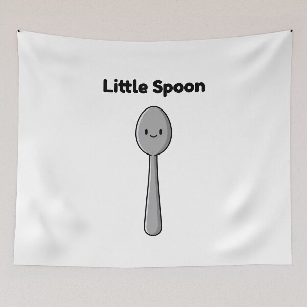 Item preview, Spoon Spirit - 'Little Spoon' Top Text designed and sold by Tee-Spoons.
