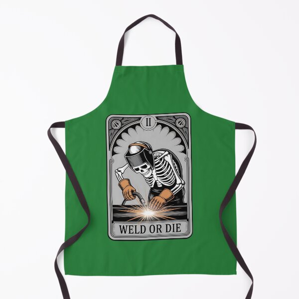Item preview, Weld or Die – Skeleton Welder Tarot Card Design designed and sold by LunaSpellStudio.