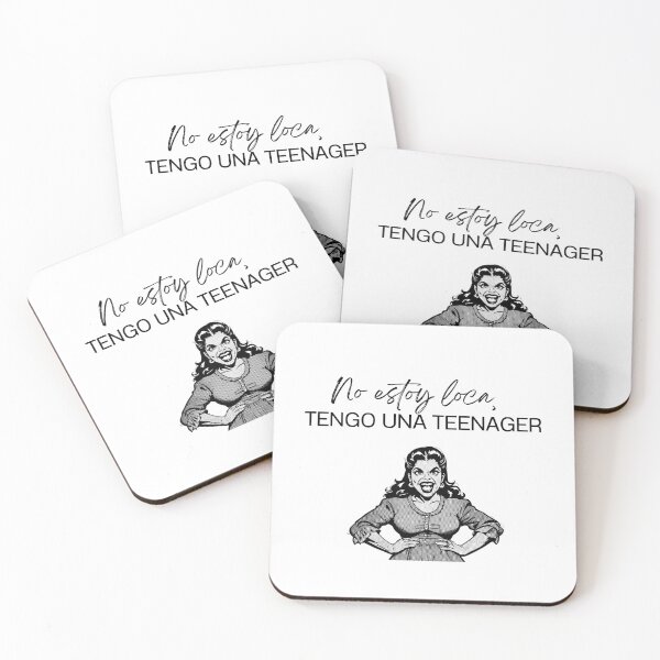 Item preview, "No Estoy Loca Tengo una Teenager Sticker, Funny Latina Mom Sticker, Spanish Mom Laptop Sticker, Hispanic Teen Mom Gift Sticker Florida" designed and sold by De Aqui y de Alla Studio.