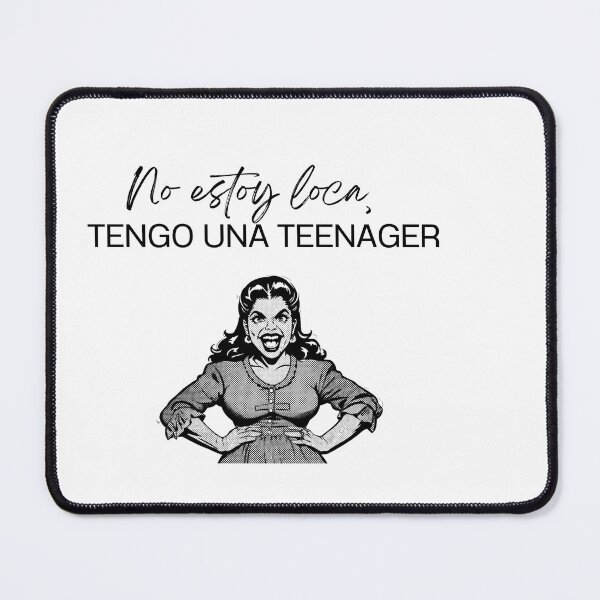 Item preview, "No Estoy Loca Tengo una Teenager Sticker, Funny Latina Mom Sticker, Spanish Mom Laptop Sticker, Hispanic Teen Mom Gift Sticker Florida" designed and sold by De Aqui y de Alla Studio.