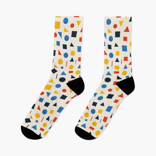 Item preview, Bauhaus Geometric Pattern – Colorful Abstract Shapes Seamless Design designed and sold by Lumora Realm.