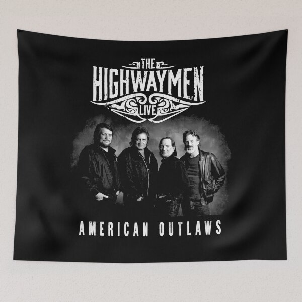Item preview, Live The Highwaymen American Outlaws Band 35 Years Anniversary Gift For Fans And Lovers Essential designed and sold by Majesticblossom.