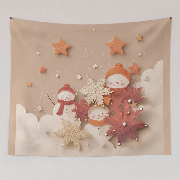 Item preview, Snowman Family designed and sold by bubblyrainbow.