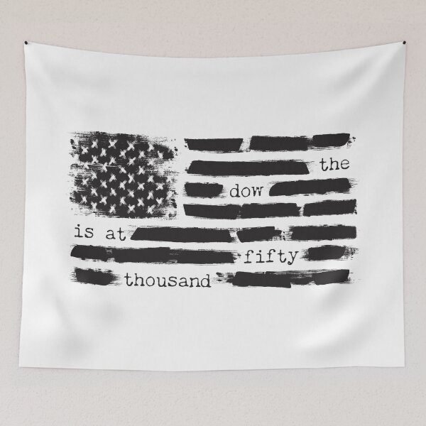 Item preview, The Dow is at Fifty Thousand designed and sold by TheBigMeowski.