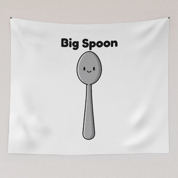 Item preview, Spoon Spirit - 'Big Spoon' Top Text designed and sold by Tee-Spoons.