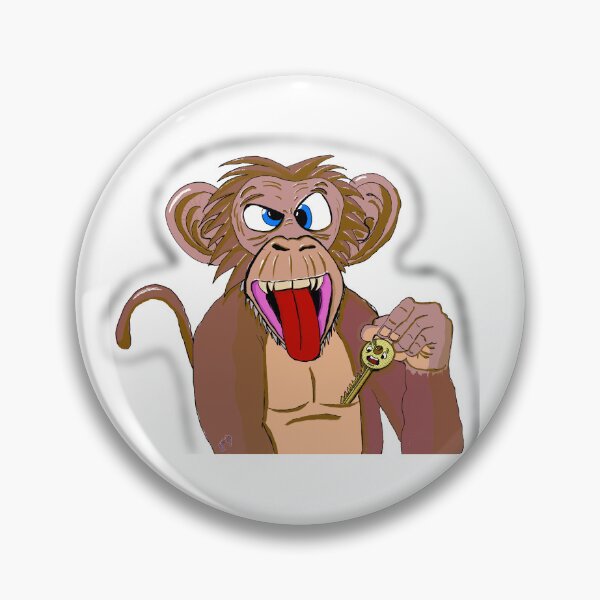 Item preview, A Funky Monkey with a key designed and sold by mortiz-art-official.