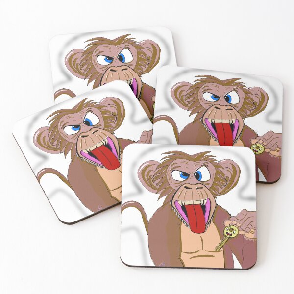 Item preview, A Funky Monkey with a key designed and sold by mortiz-art-official.