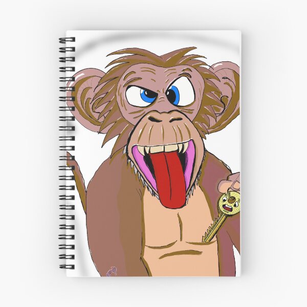 Item preview, A Funky Monkey with a key designed and sold by mortiz-art-official.