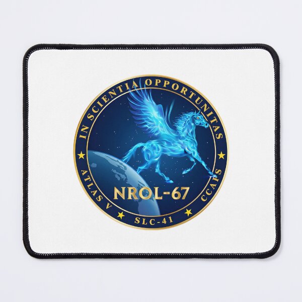 Item preview, NROL-67 Mission Patch: Pegasus Atlas V Launch Graphic designed and sold by CharlieDesings.