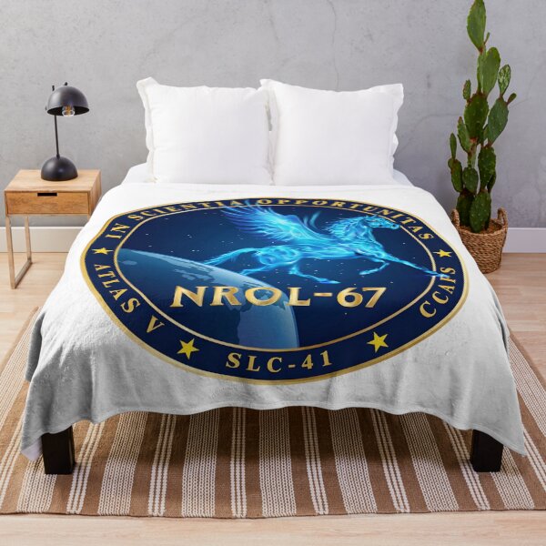 Item preview, NROL-67 Mission Patch: Pegasus Atlas V Launch Graphic designed and sold by CharlieDesings.