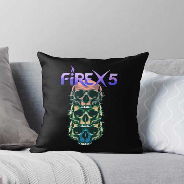 Item preview, Fire X 5 Band Stacked Skulls Rock Band Music Concert designed and sold by SAYEDDESIGN.