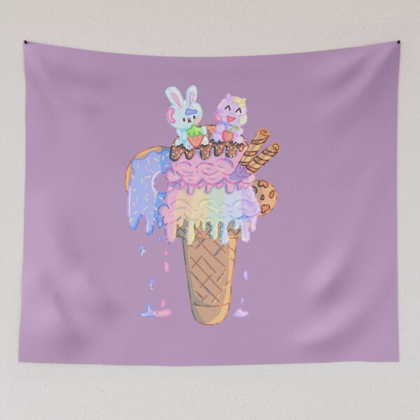 Item preview, Rainbow Ice Cream Drips designed and sold by HappyAnleka.