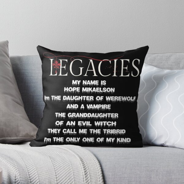 Legacies spin-off of The Originals Throw Pillow