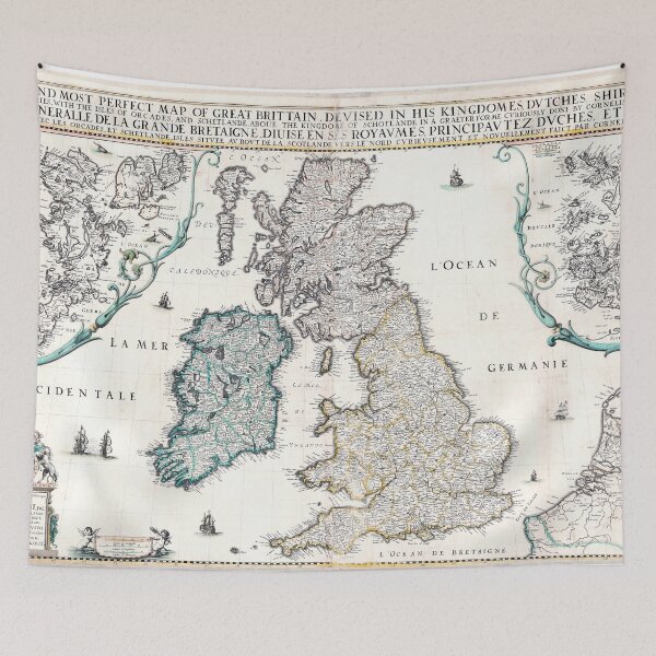 Item preview, old map of Great Britain and Ireland designed and sold by Calimax61.