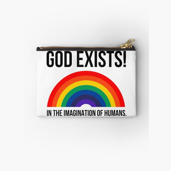 Item preview, God exists in the imagination of humans.  designed and sold by Rachel the Artist .