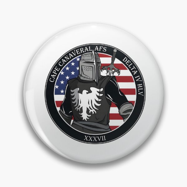 Item preview, NROL-37 Mission Patch Illustration: The Knight of Cape Canaveral designed and sold by CharlieDesings.