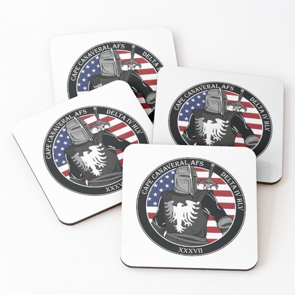 Item preview, NROL-37 Mission Patch Illustration: The Knight of Cape Canaveral designed and sold by CharlieDesings.