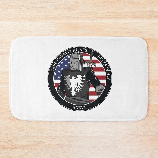 Item preview, NROL-37 Mission Patch Illustration: The Knight of Cape Canaveral designed and sold by CharlieDesings.