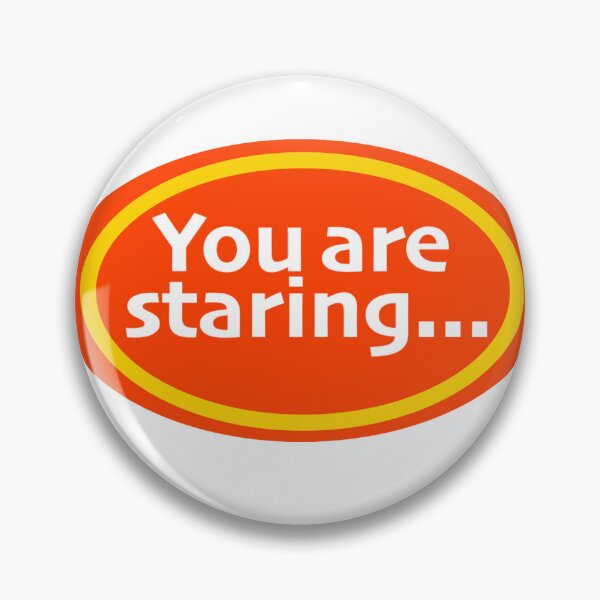 Item preview, You Are Staring Print Novelty T-Shirt designed and sold by PSST-Design.