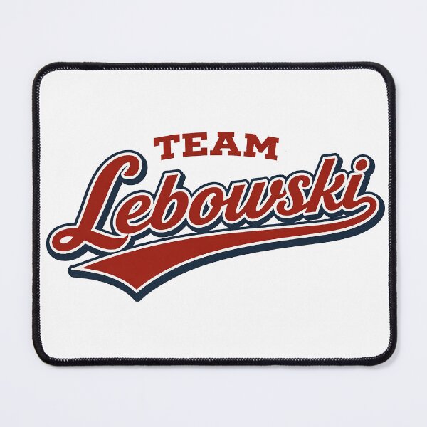 Item preview, TEAM LEBOWSKI (RED) — Vintage Baseball Script designed and sold by DiamondSkyShirt.