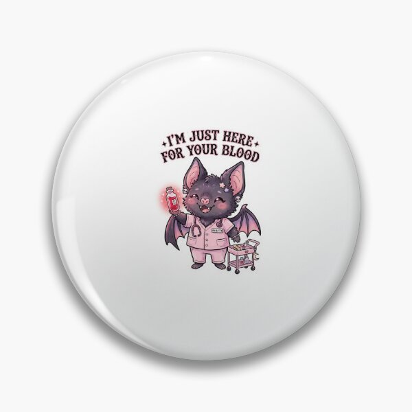 Item preview, Vein Whisperer - Pastel Goth Phlebotomist Bat designed and sold by HiruK.